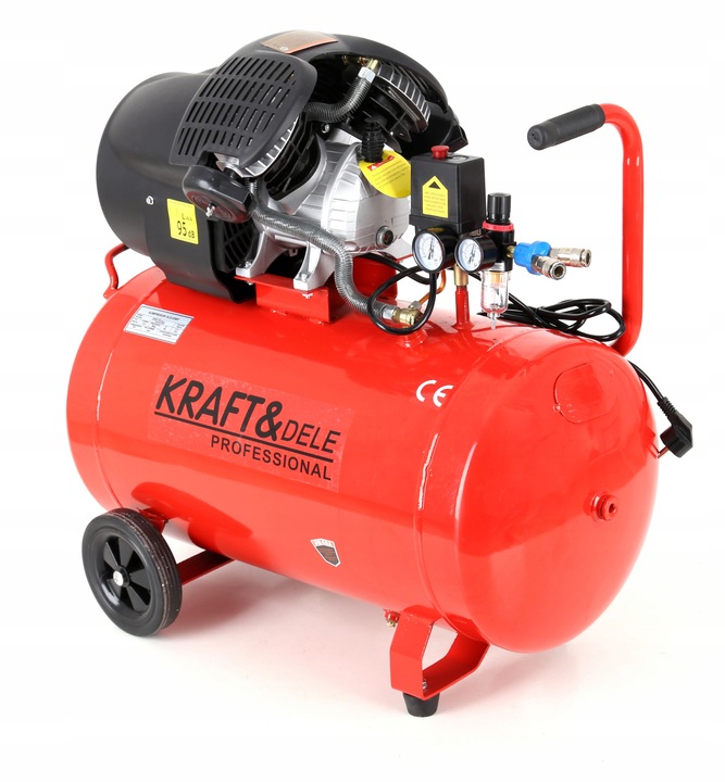 KOMPRESOR POMPA 100L V2 OLEJOWY SPRĘŻARKA POWIETRZA Model KD1483