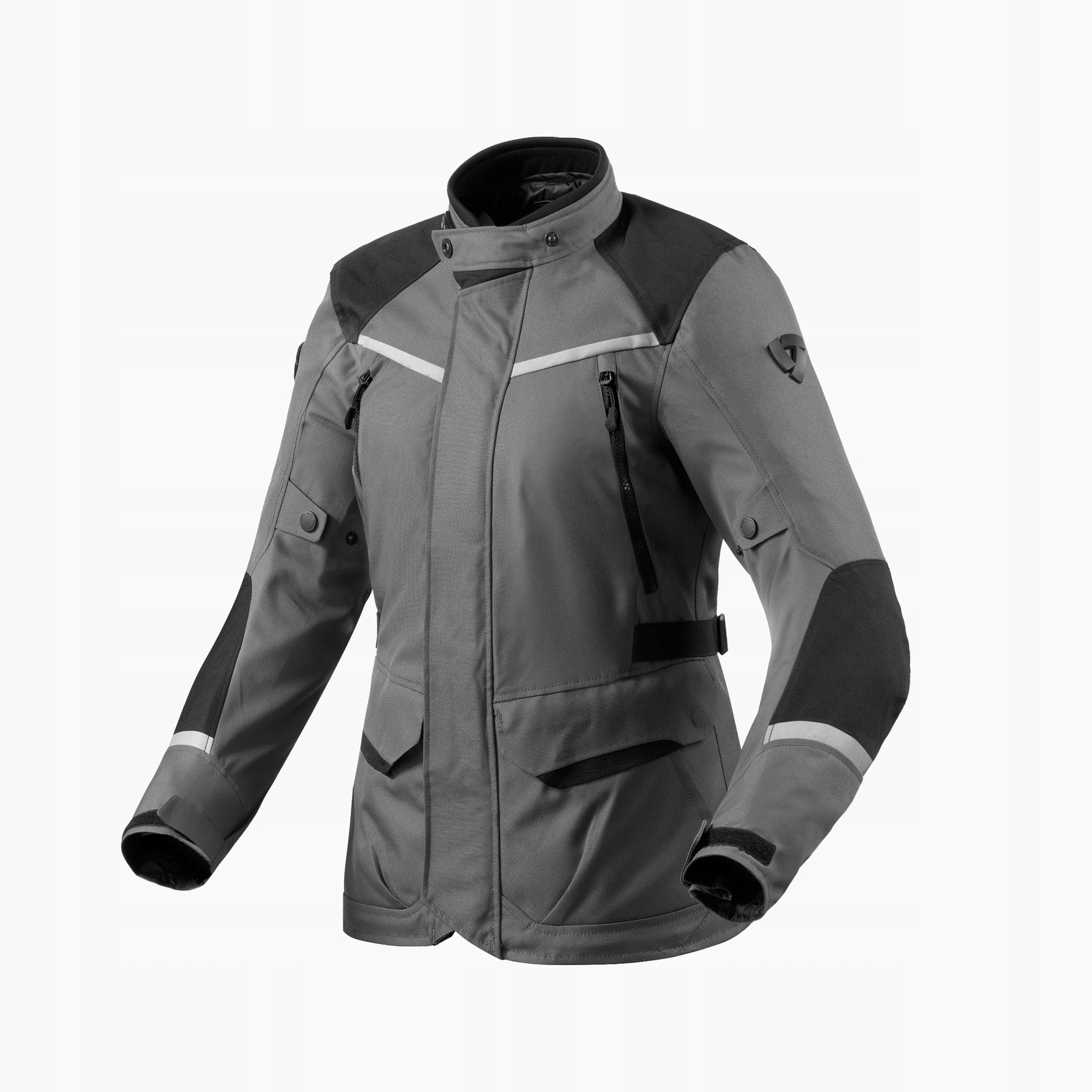 Motocyklová bunda Rev'it! Voltiac 3 H2O Ladies Grey-Black veľ 44