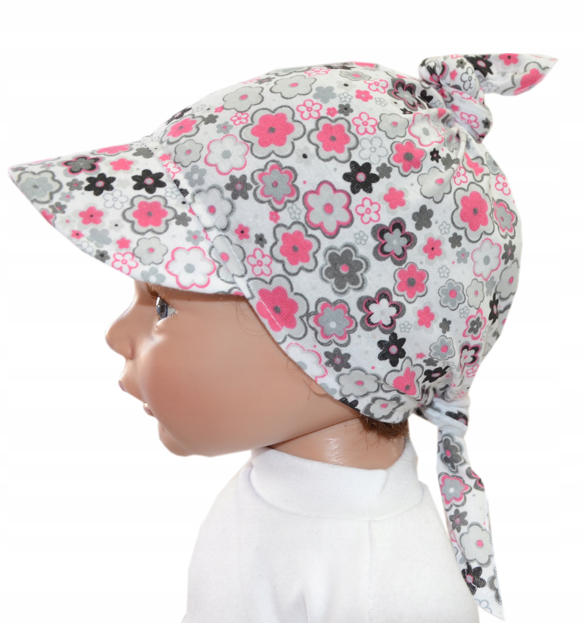 

chusta bawełniana chustka z daszkiem 44-52cm