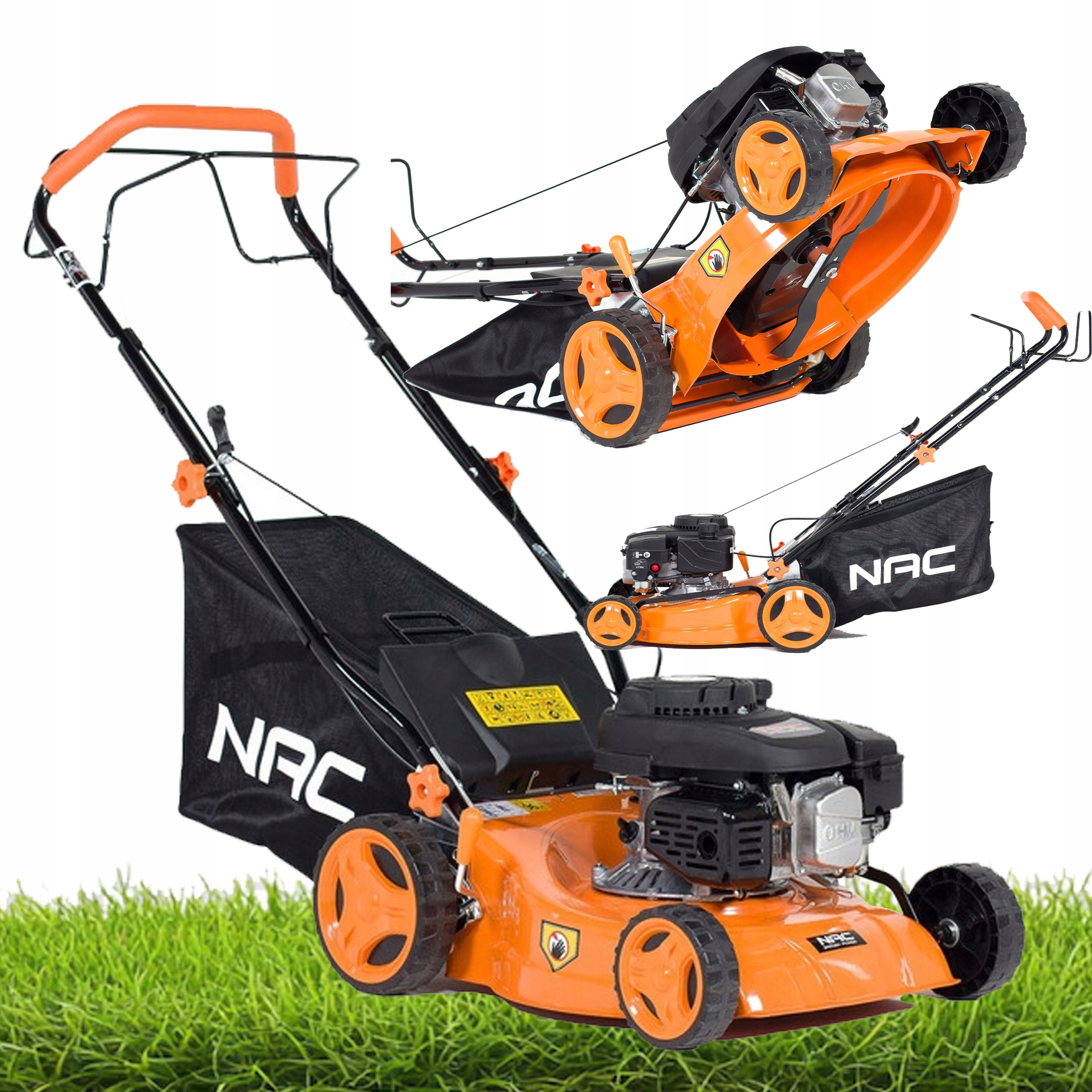 Kosiarka Spalinowa Z Napędem Nac LS40-130-LI 40cm Wyrzut Boczny Do Kosza