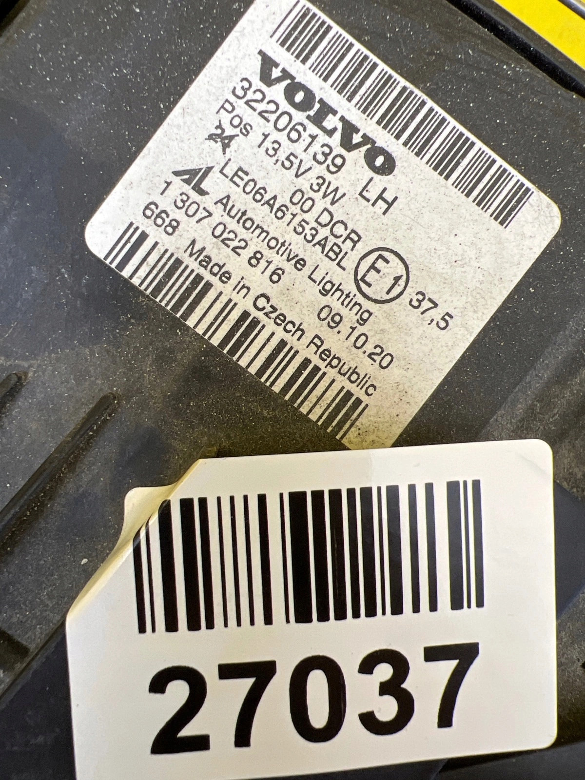light left front Volvo V50 S40 Lift Bi-Xenon 32206139