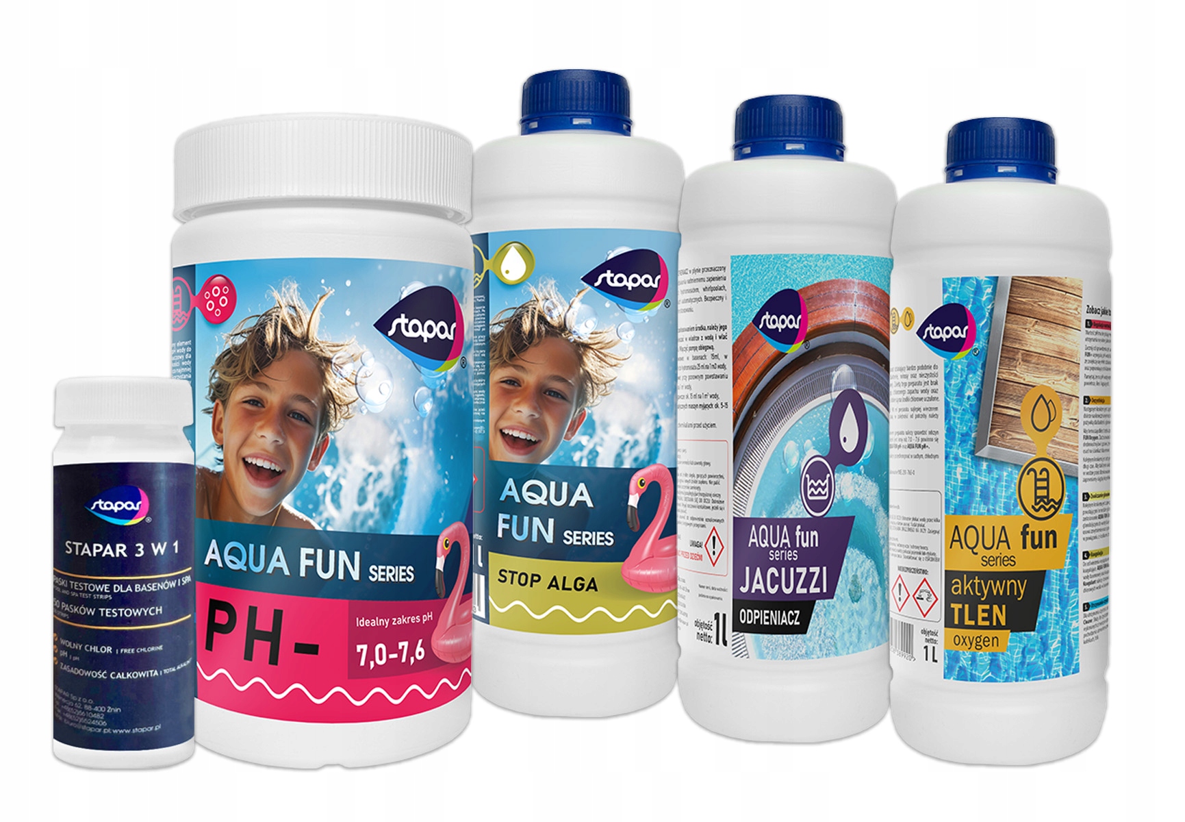 Chemia do Jacuzzi Basen Wanien Spa Bez Chloru Aktywny Tlen Stapar Whirlpool