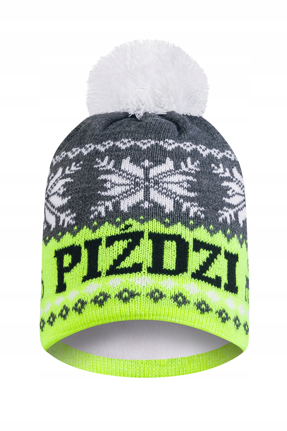 

Czapka Zimowa z polarem Piździ pompon ciepła