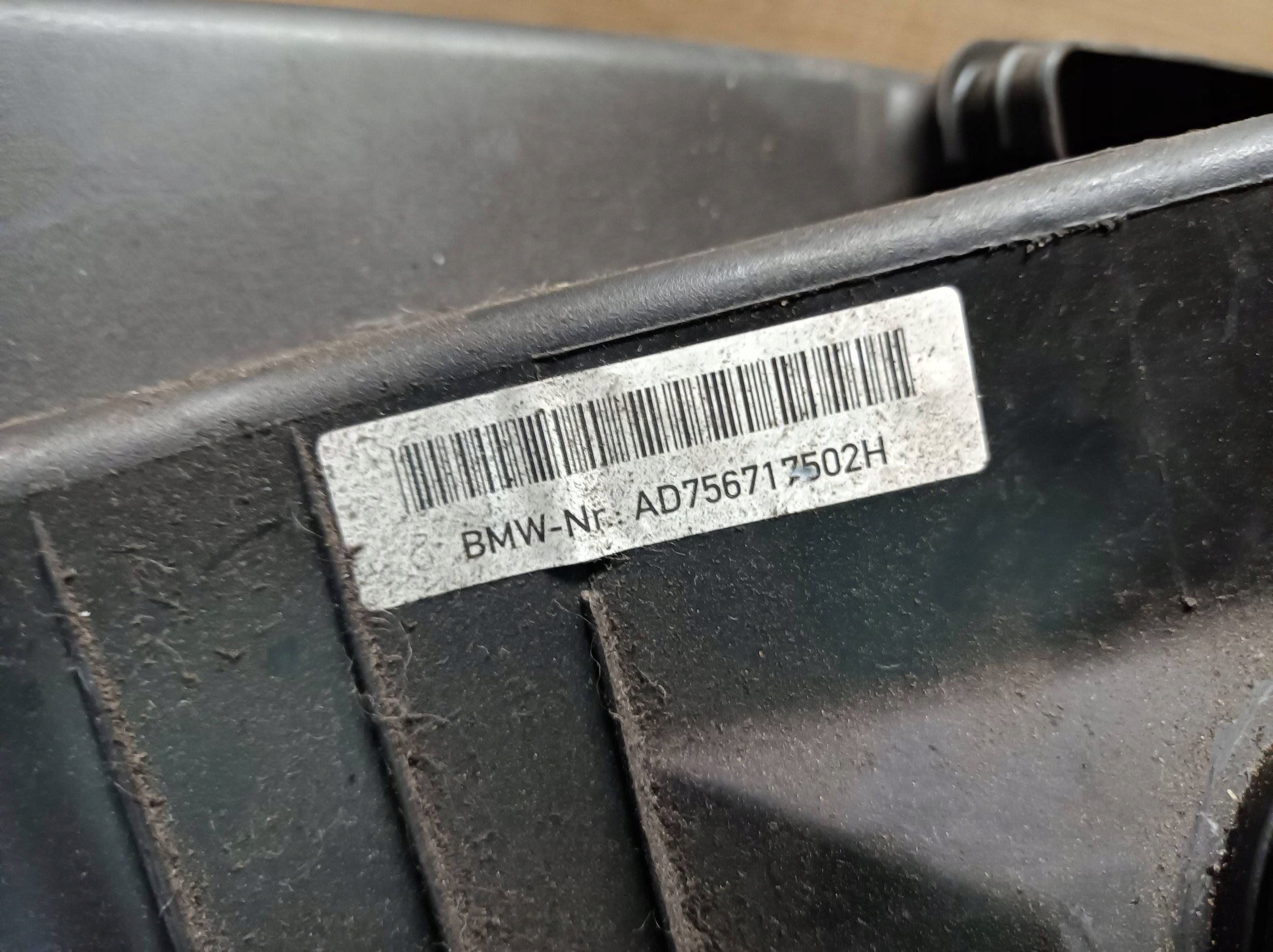 Gehäuse filter luft BMW 1 E81 E87 7567175