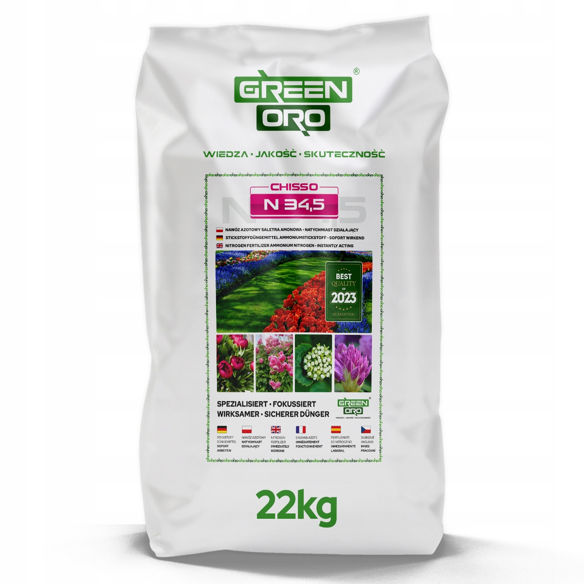 Hnojivo na trávy jarní granulát 24 kg rychlý efekt Zahradní Saletra