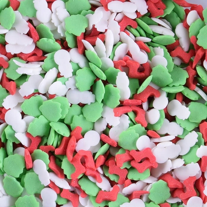 Levně Cukrový posyp Christmas Tree 1 kg konfety Vánoce