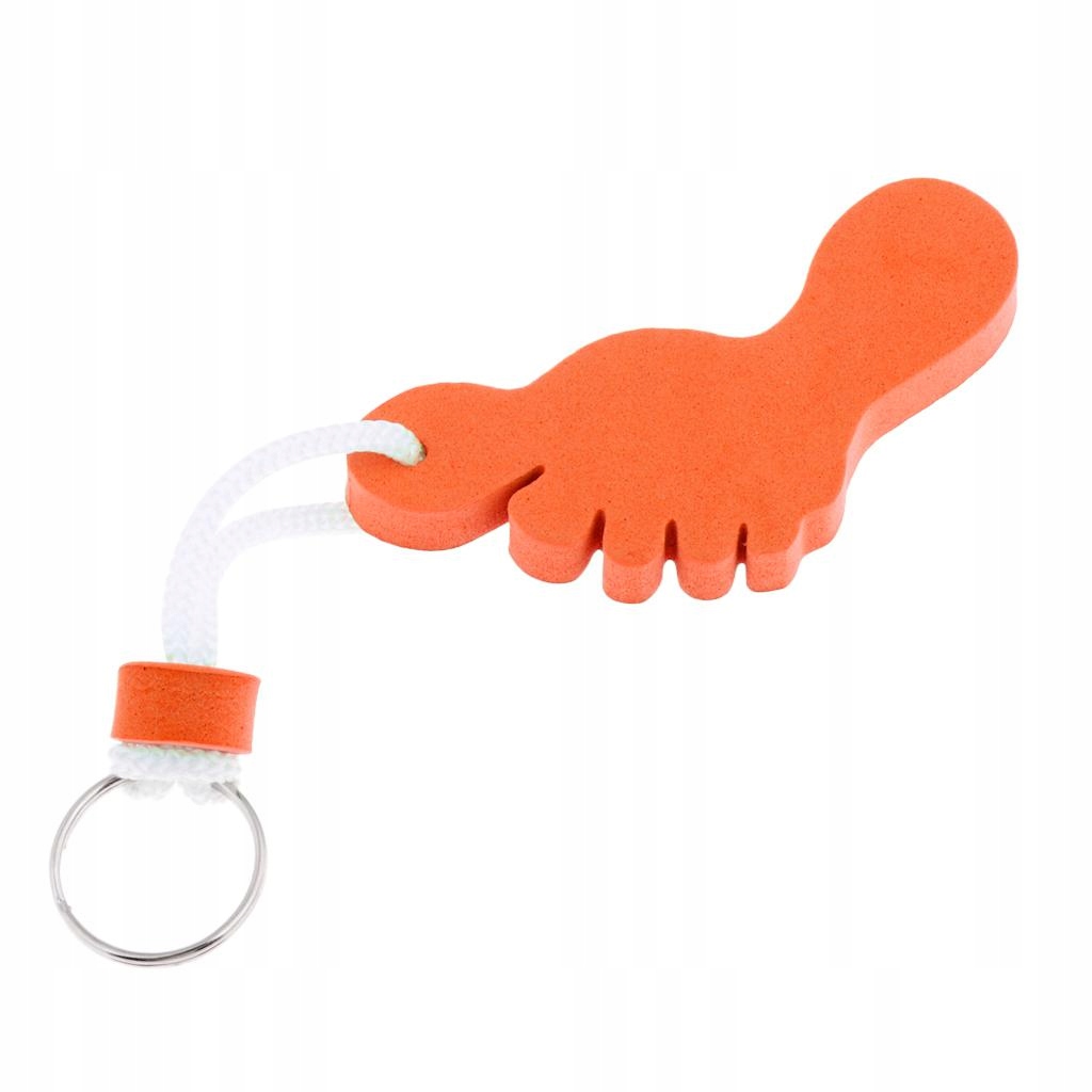 Floating Keyring Float Floatation Keychain Orange Marka bez marki