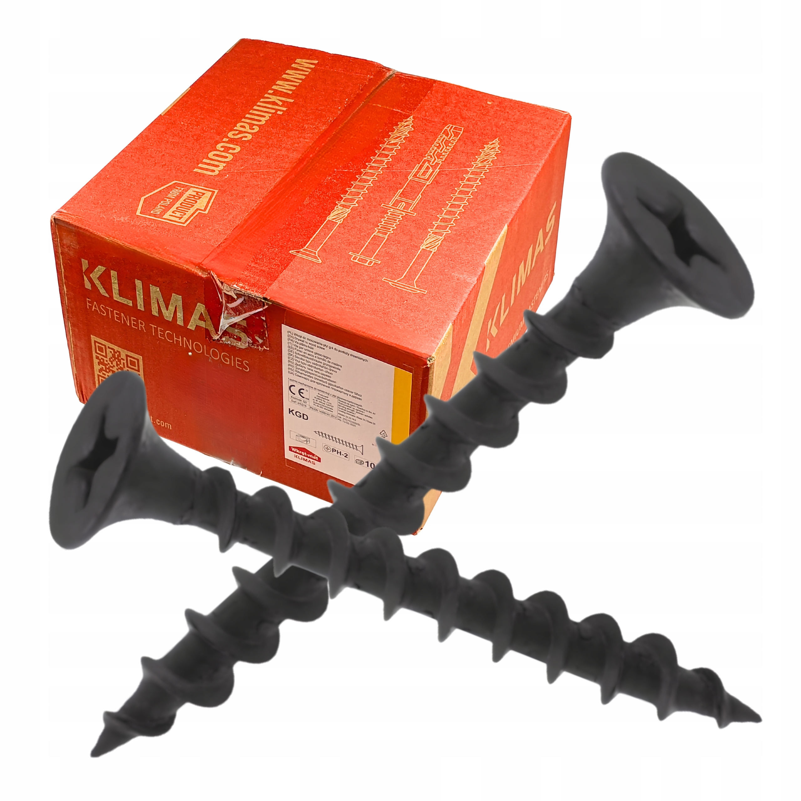 Vruty Do Desek Karton Sádra do dřeva 3,5x45 10 kg Kgd Wkręt-met