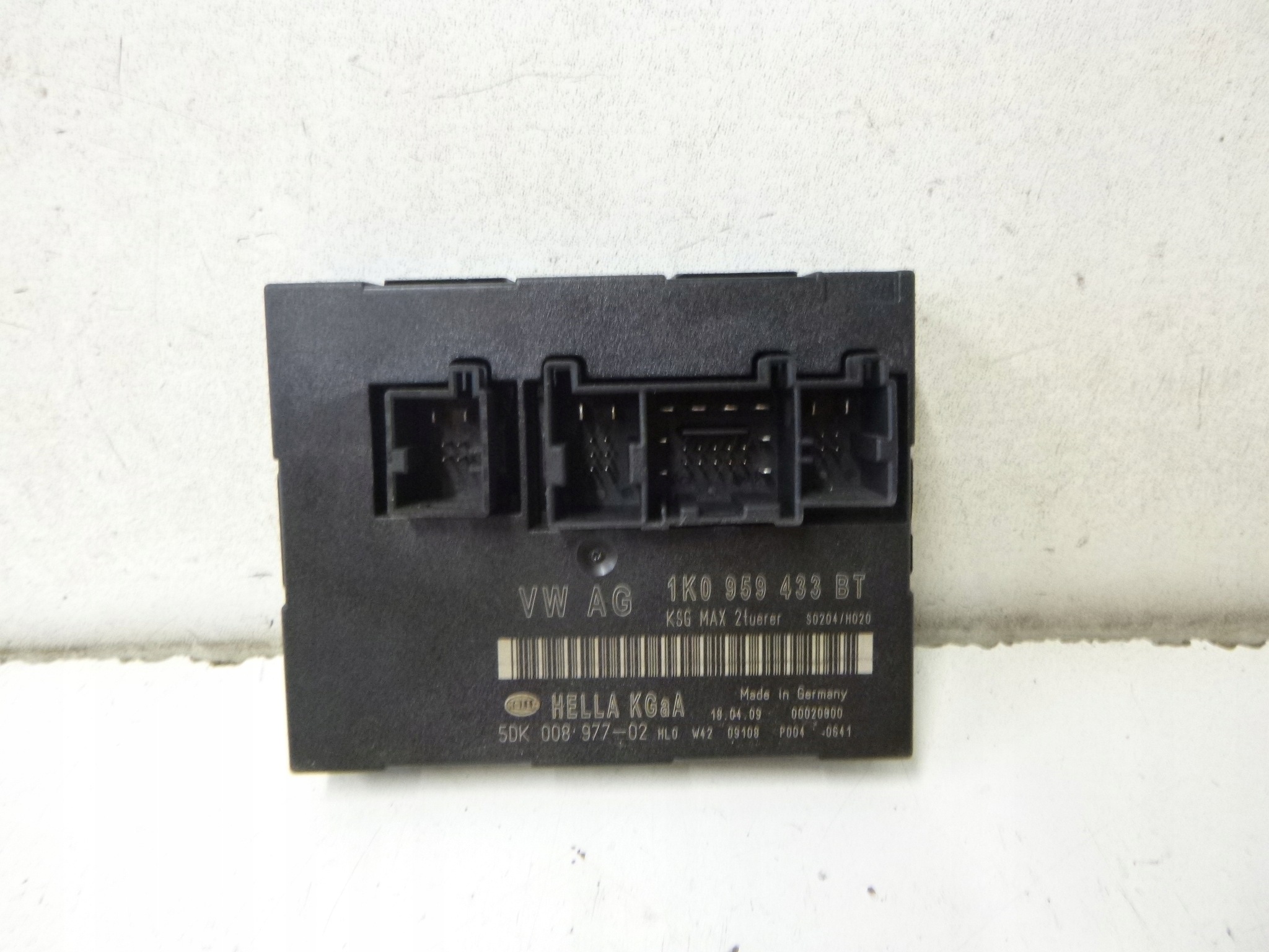 comfort control unit VW Golf V 5 Eos Scirocco 3D 1K0959433BT HELLA