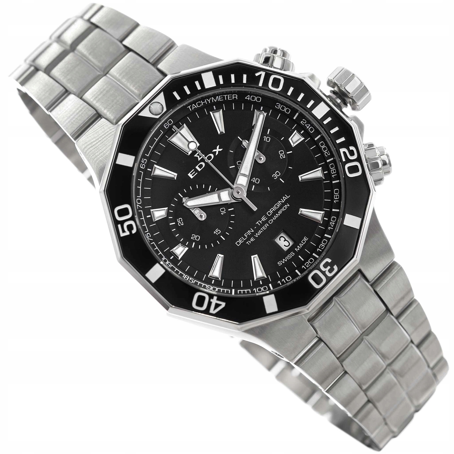 Pánské Hodinky Edox 10112 3 Nm Nin Delfin The Original Chronograph 20ATM