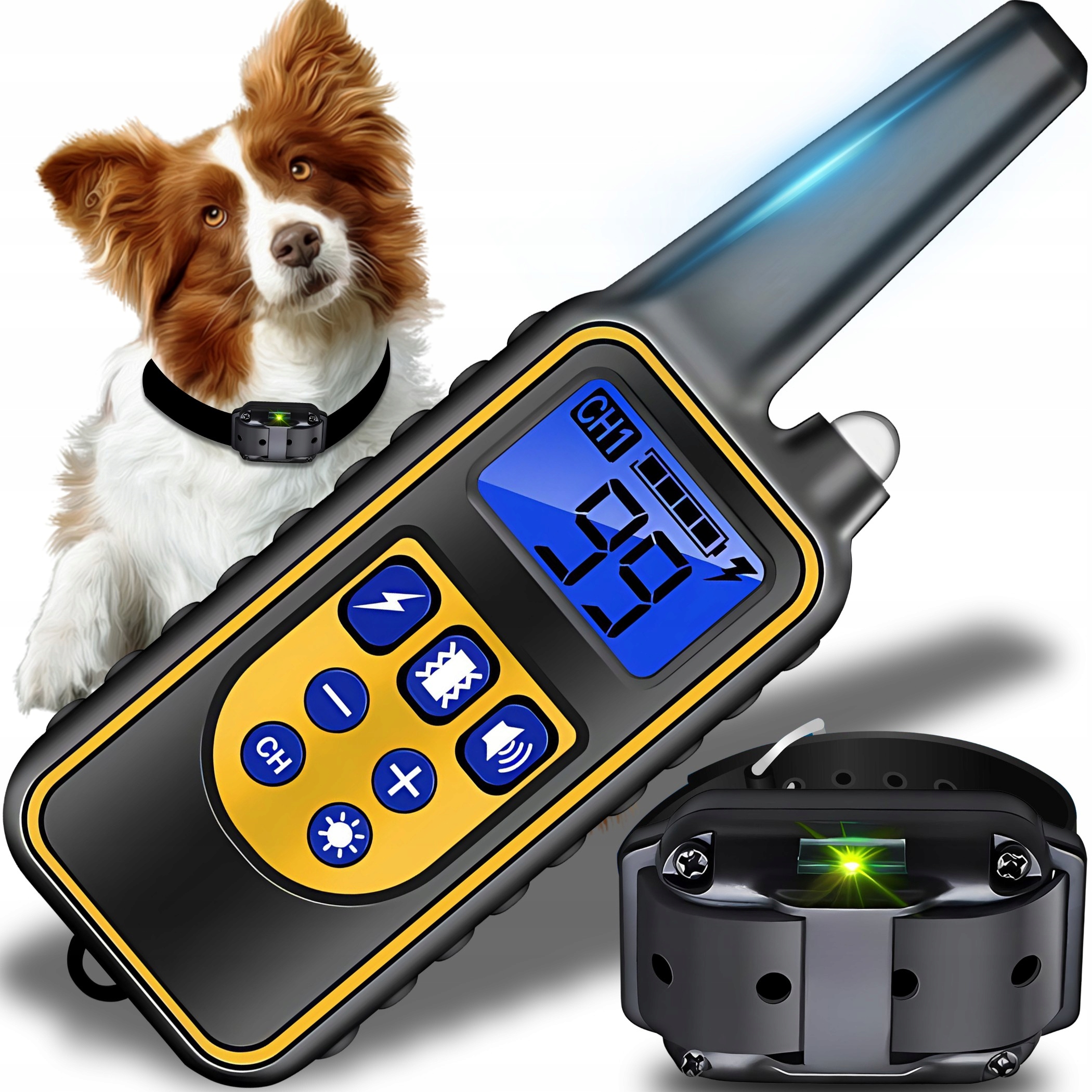 Elektrický Výcvikový Obojek Pro Psa 800 M, Dálkové Ovládání, Sada Pro Výcvik Zvířat