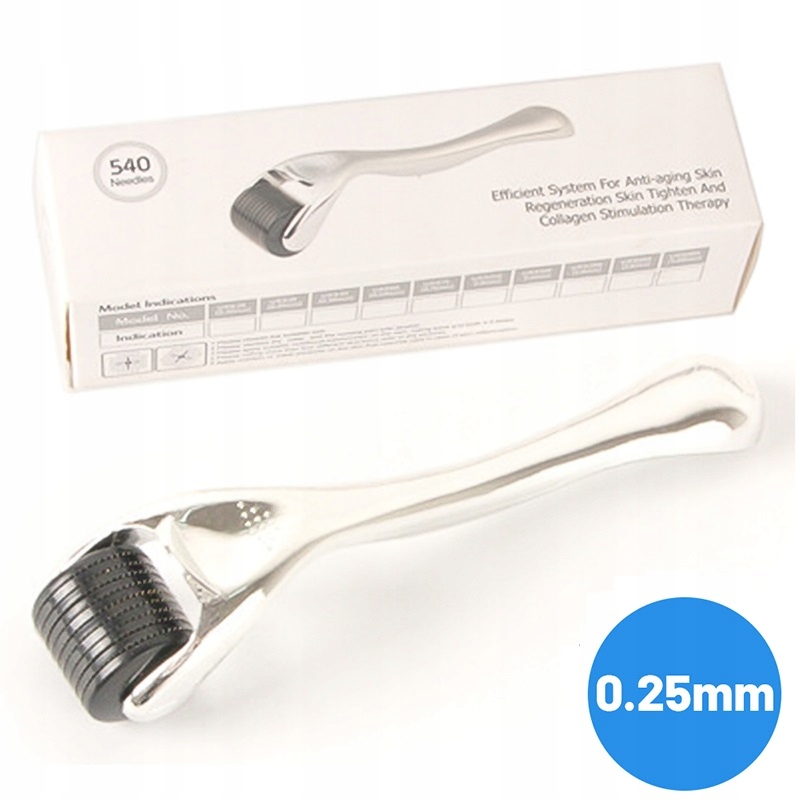 540 Titanium Microneedle Derma Roller (0,5 mm)