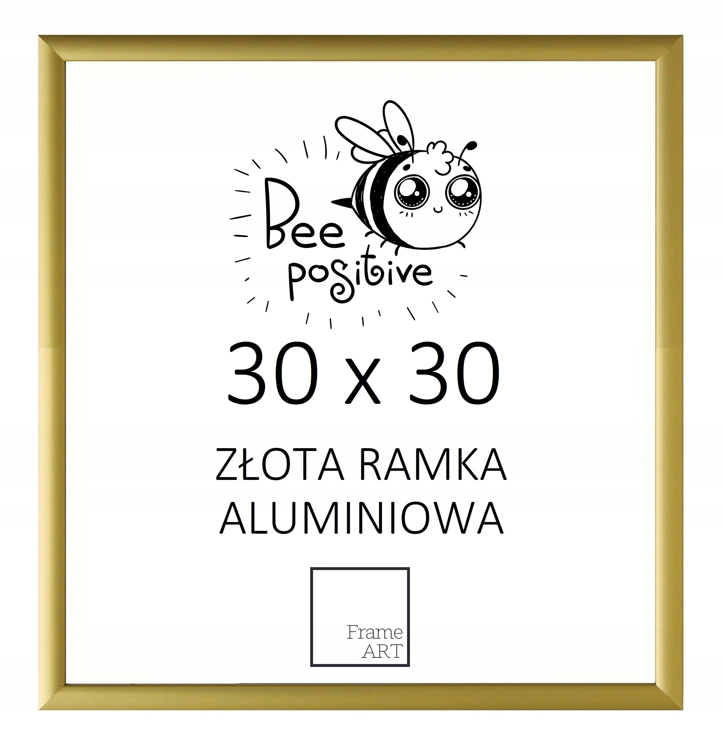 

Złota Rama Aluminiowa Na Plakat 30x30 Puzzle Zdjęć