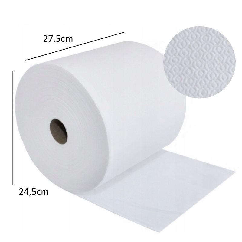 

Ręcznik Fryzjerski Medyczny Celulozowy Rolka 26CM