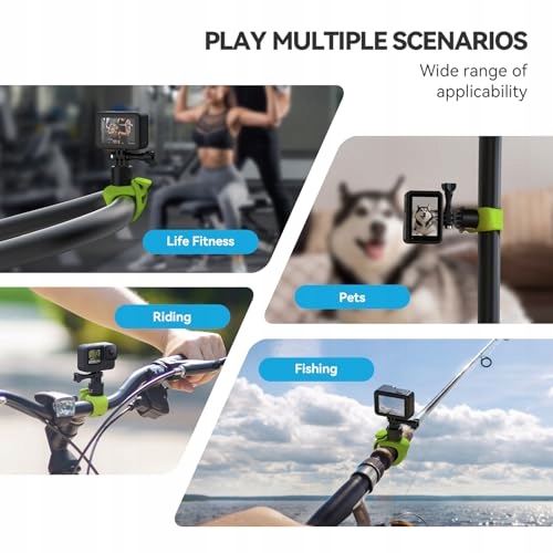 TELESIN S2 Quick Release Mount for Bike/Motorcycle Hero Insta360 DJI — miniatura 6