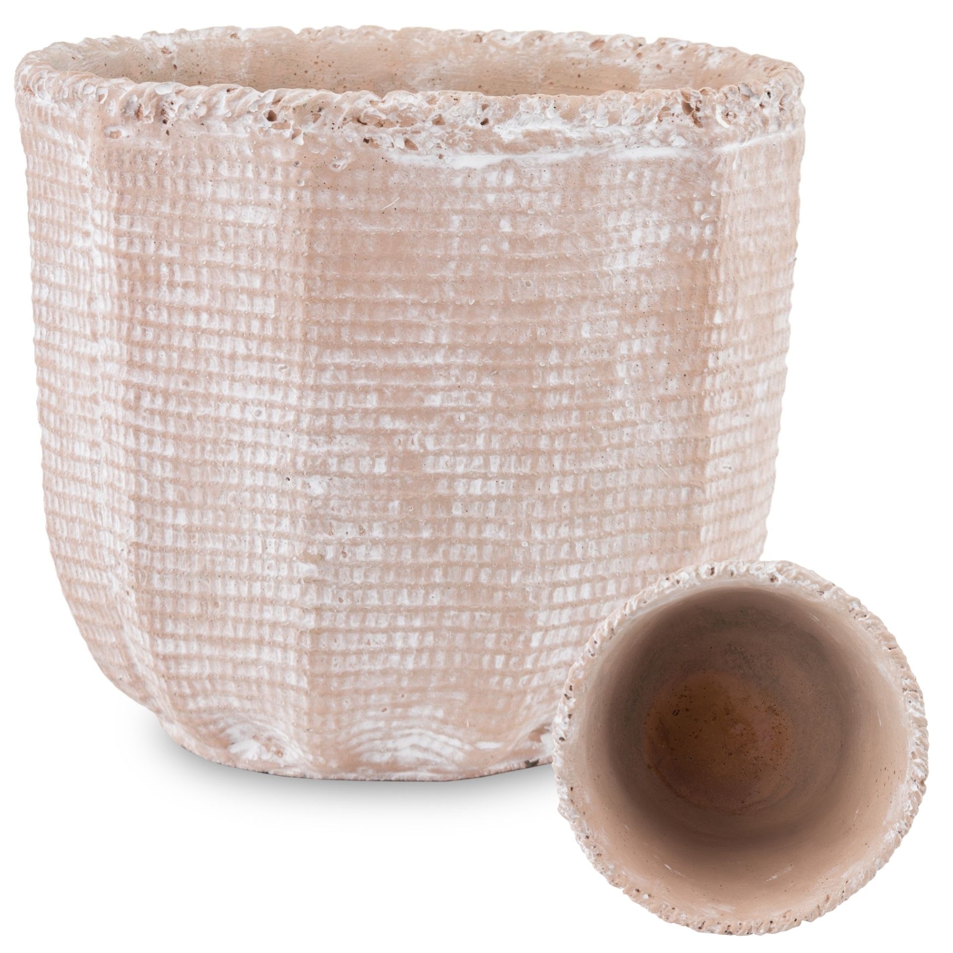 

Osłonka Na Doniczkę Beżowa Ogrodowa Całoroczna Ø18