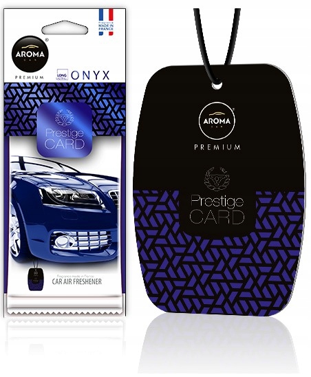 

Aroma Prestige Card zawieszka samochodowa Onyx
