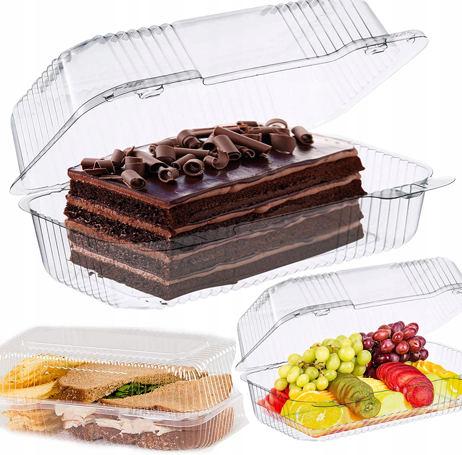 

Pojemnik na ciasto opakowanie cukiernicze pet 50sz