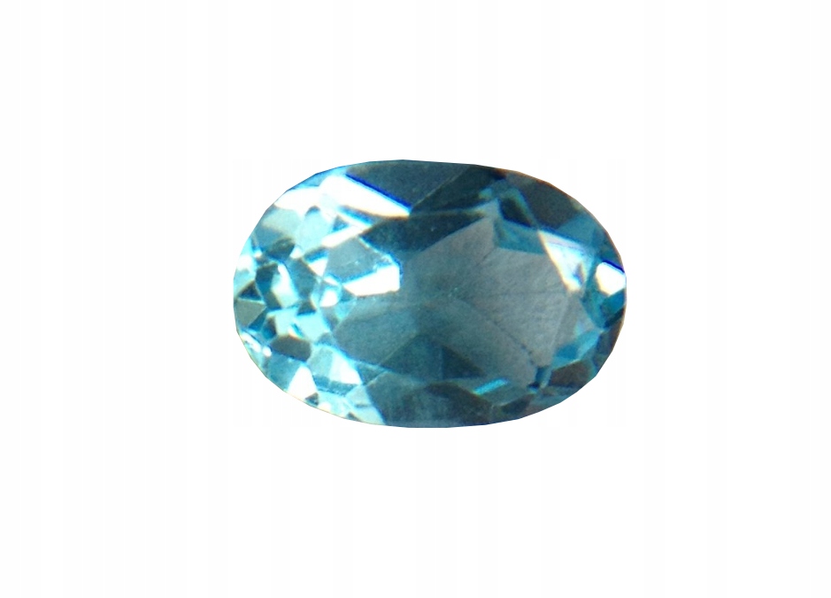 Topaz Blue Přírodní Ovál 7X5 mm Kus
