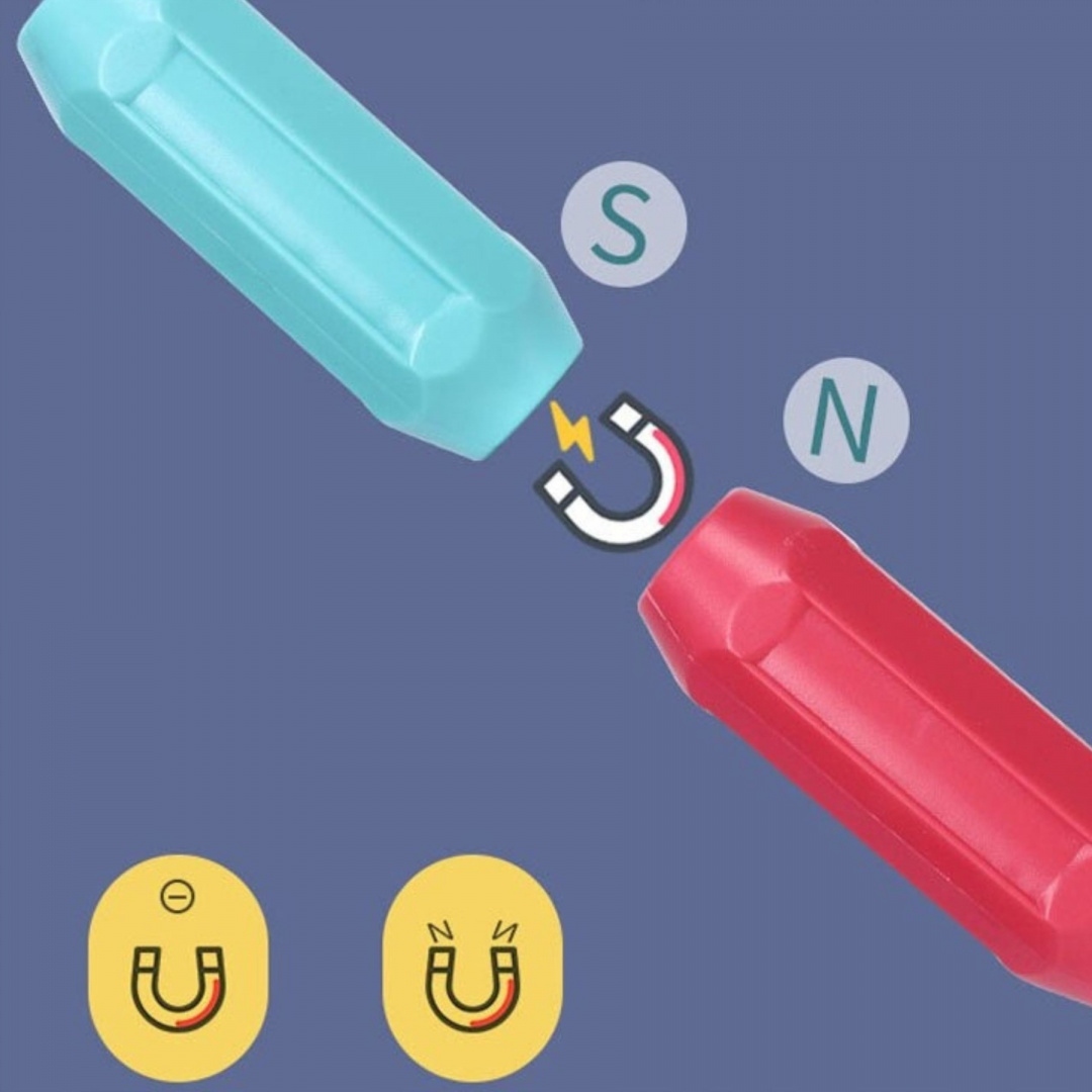 XXL KLOCKI MAGNETYCZNE EDUKACJA MAGNETIC STICKS 78 Wiek dziecka 3 lata +