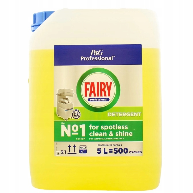 Levně Fairy Professional Tekutý přípravek do myčky nádobí 5 l 500 mýdel