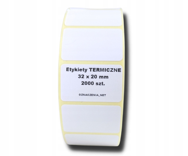 

etykiety termiczne 32x20 białe do Zebry godex 2000