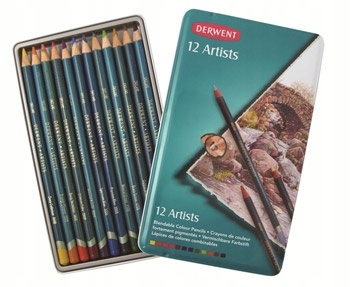 Derwent Pastelky Artists 12 Ks