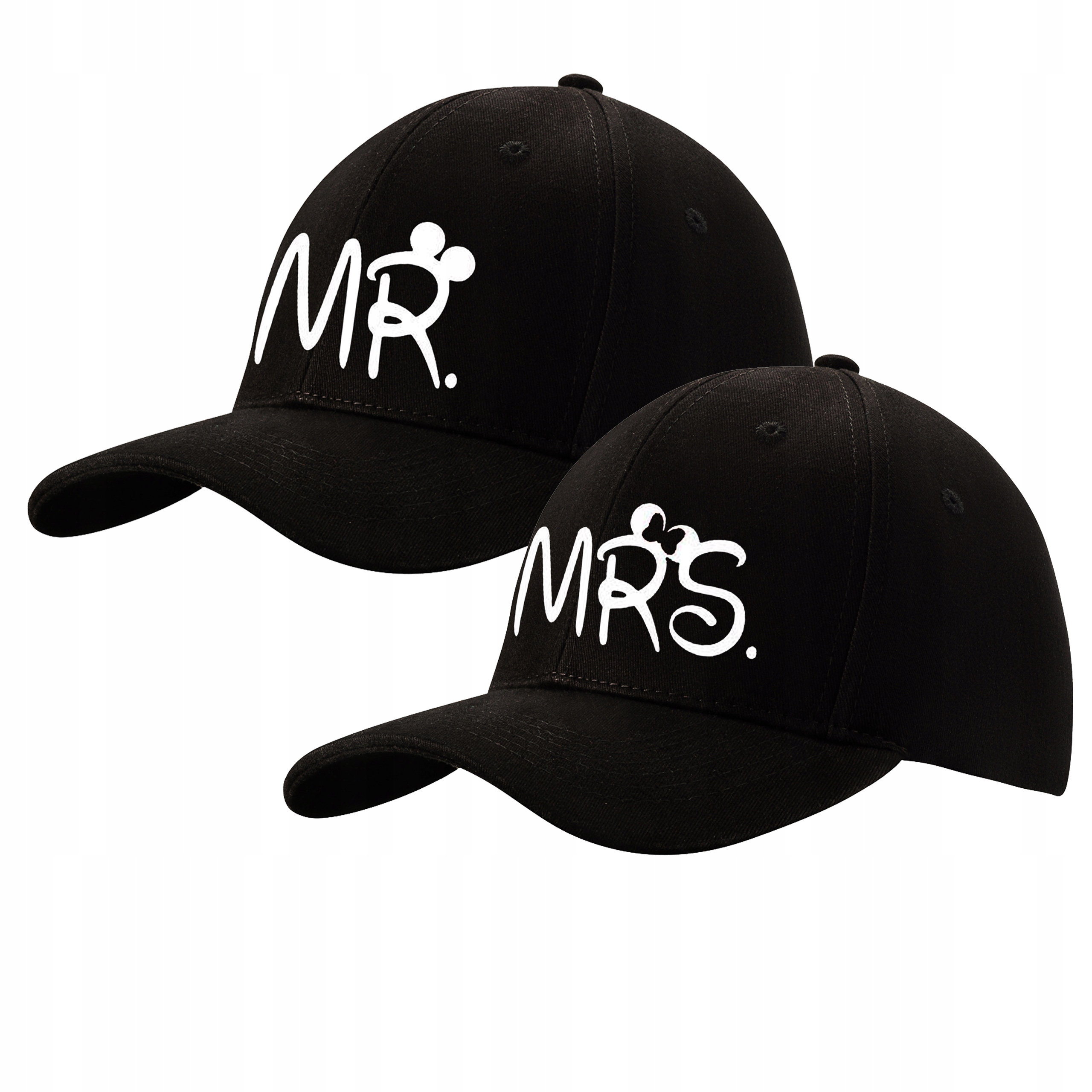 

Czapka z daszkiem Mr Mrs z haftem Dla Par Prezent