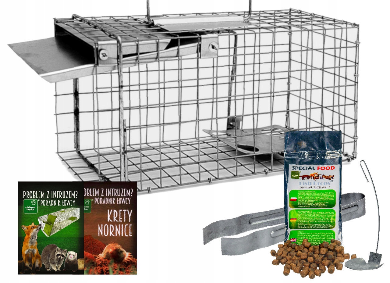 

Pułapka Żywołapka Na Szczury 35X17X20 Gratisy