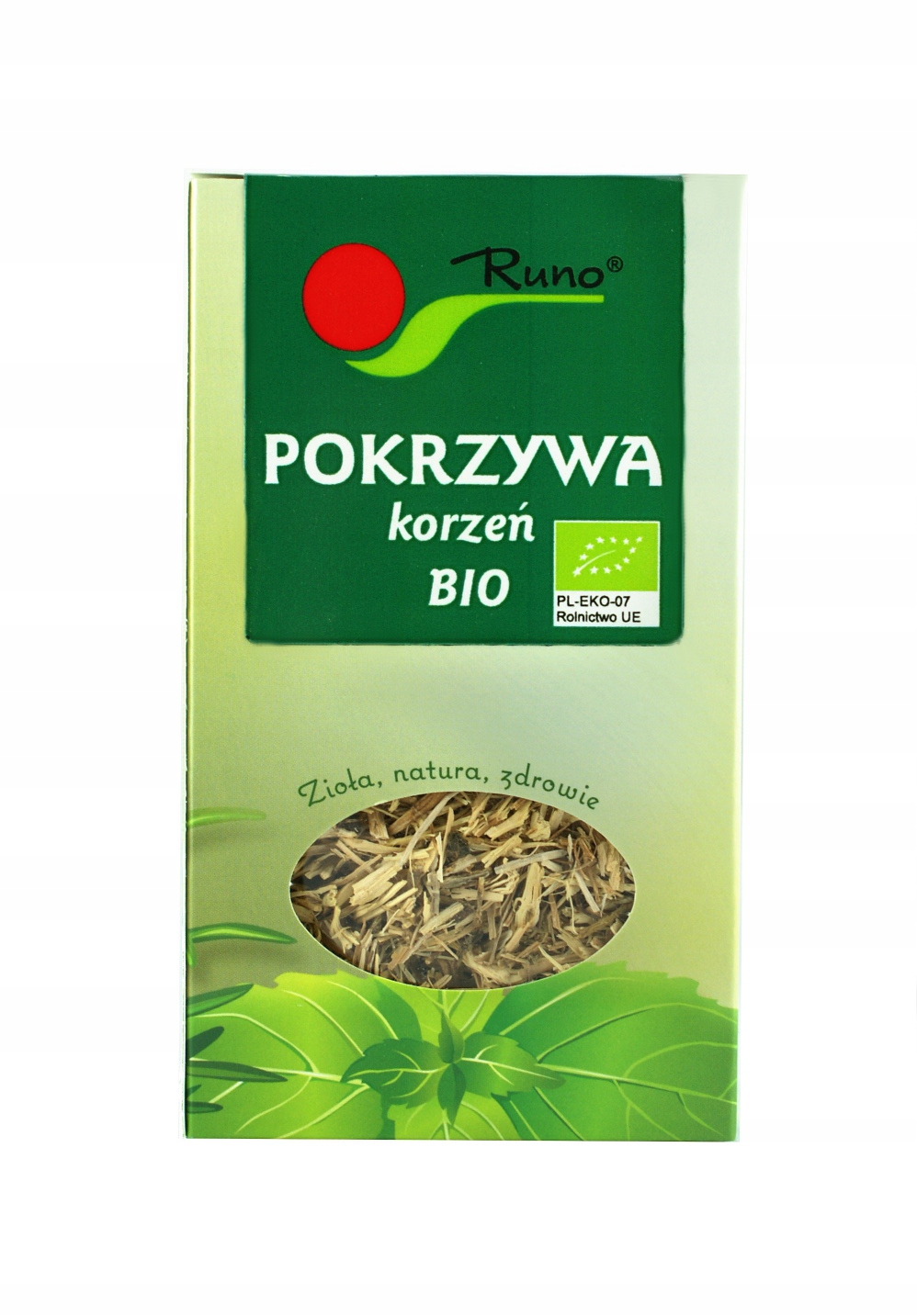 

Pokrzywa zwyczajna korzeń Bio 50g Runo Certyfikat