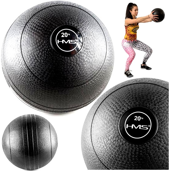 Slam Ball Piłka Lekarska Obciążeniowa do Ćwiczeń 20kg Crossfit na Siłownie