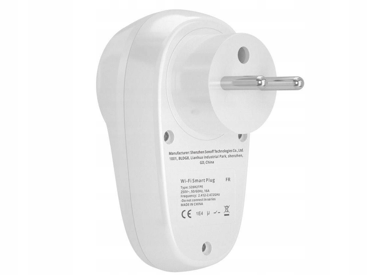 Inteligentne gniazdko WiFi Sonoff Android iOS EAN (GTIN) 6920075776454
