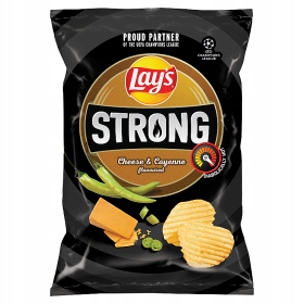 Lay's Strong s príchuťou syra a štipľavej papriky 120 g