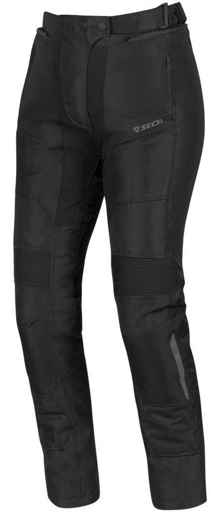 Seca Hybrid III Lady Black Dámské Textilní Motocyklové Kalhoty Černé