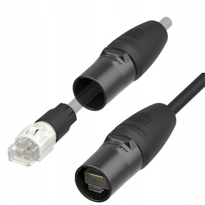 OBUDOWA RJ45 NE8MXR-B-TOP ETHERCON RJ-45 NEUTRIK OSŁONA NA ZŁĄCZE WYSUWANA