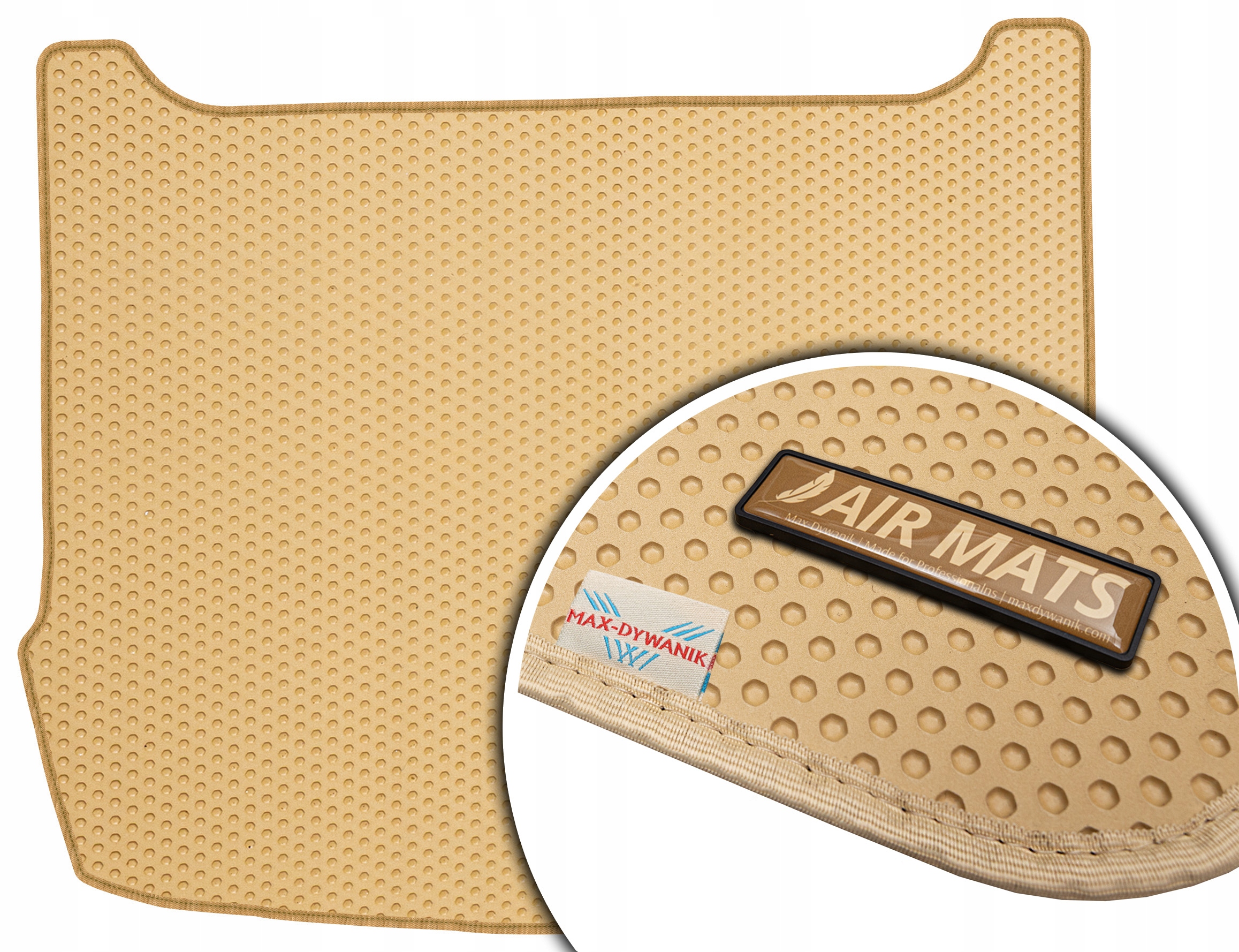 Dacia Lodgy Minivan 5os 2012-2022 Béžová rohož do kufru Eva Air Mats