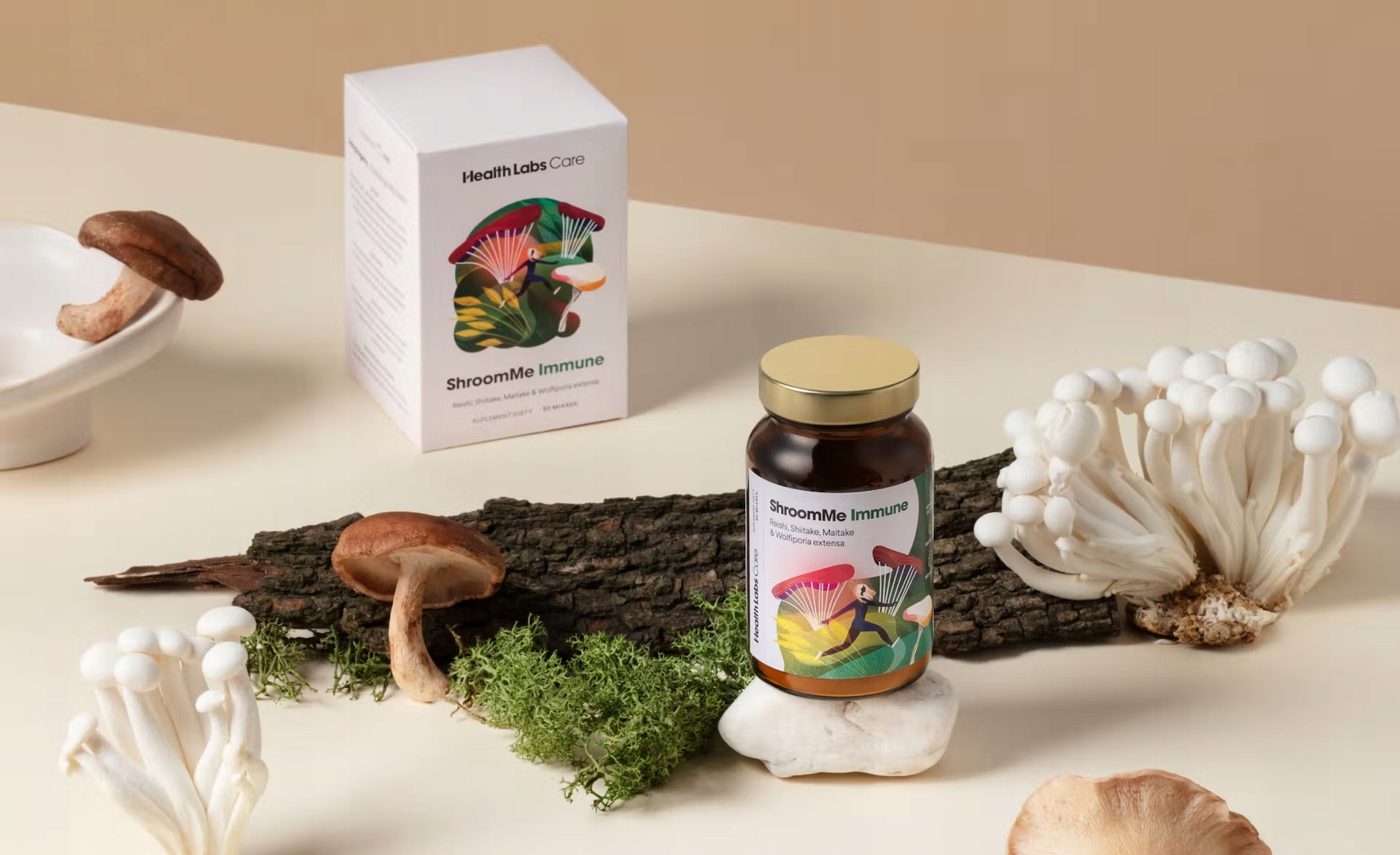 HEALTH LABS ShroomMe Immune ADAPTOGENY Reishi Kod producenta 5904999479685