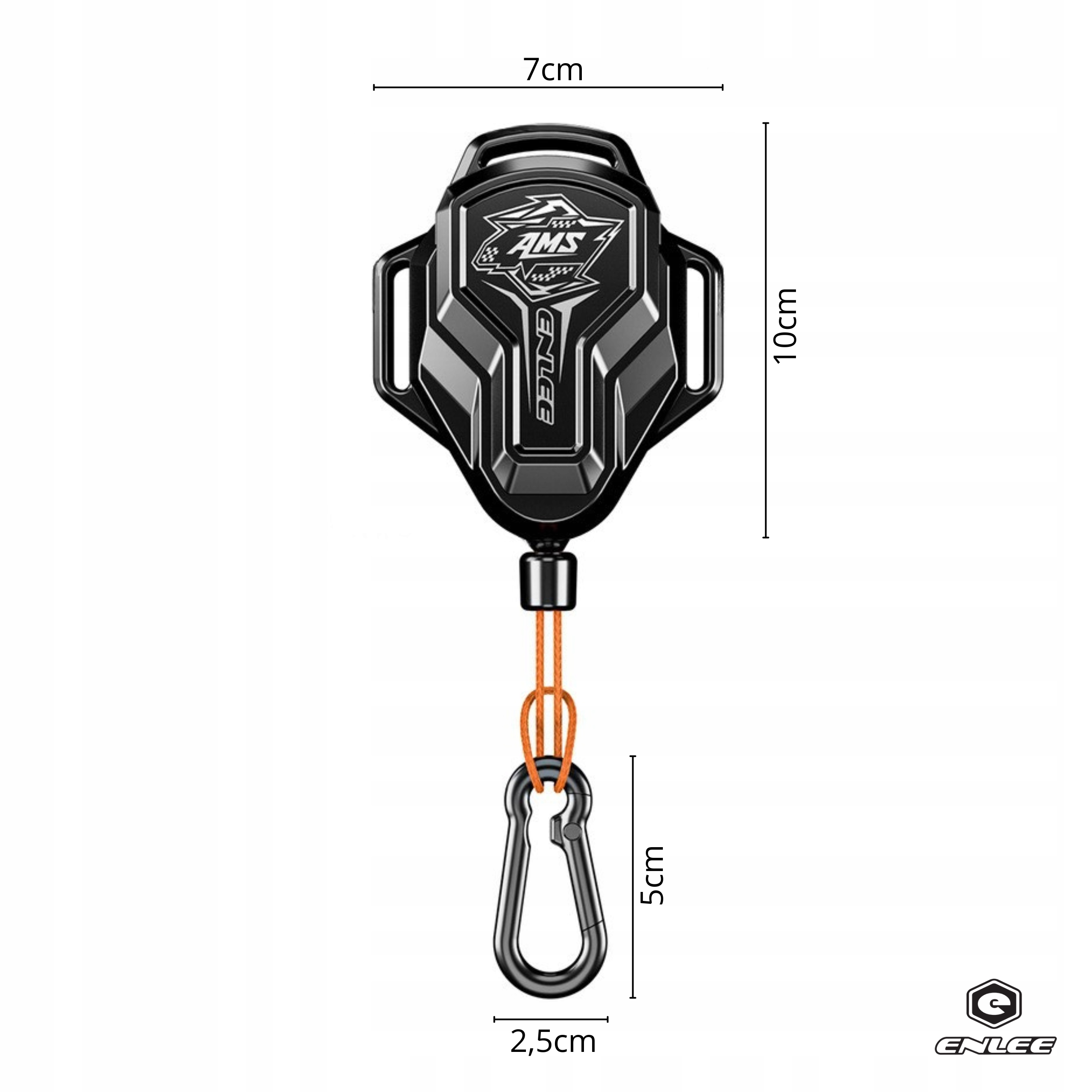 LINKA HOLOWNICZA DO ROWERU ROWEROWA ZWIJANA MOCNY UDŹWIG Z KARABIŃCZYKIEM Marka enlee