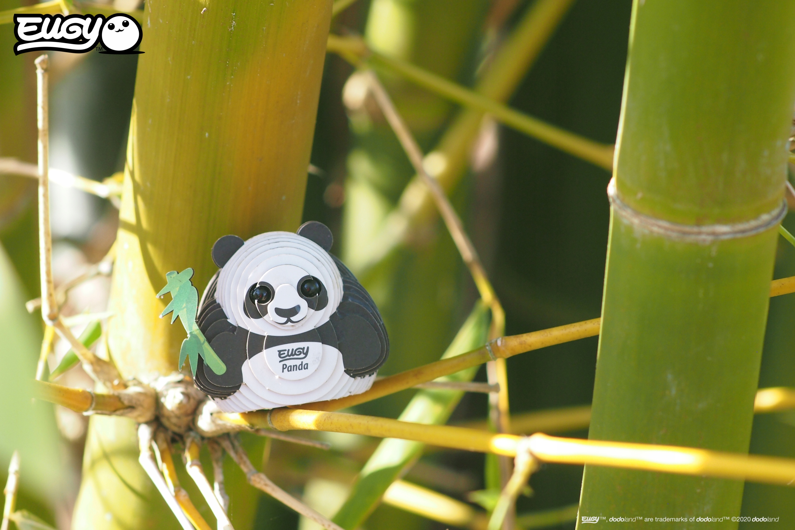 Eko Układanka 3D Eugy - Panda Liczba elementów 29