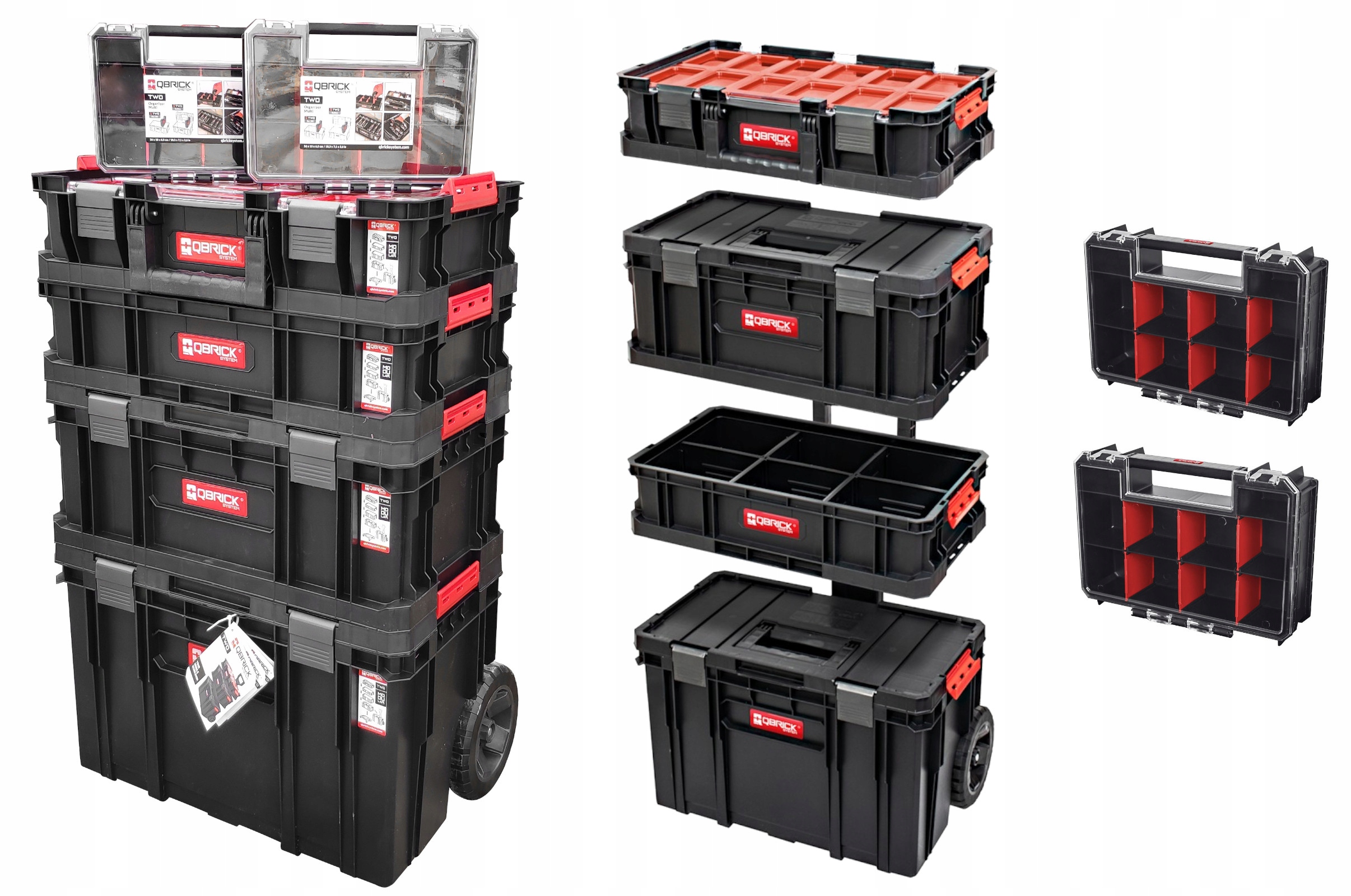 

Skrzynka narzędziowa moduły Qbrick Two Cart 6in1