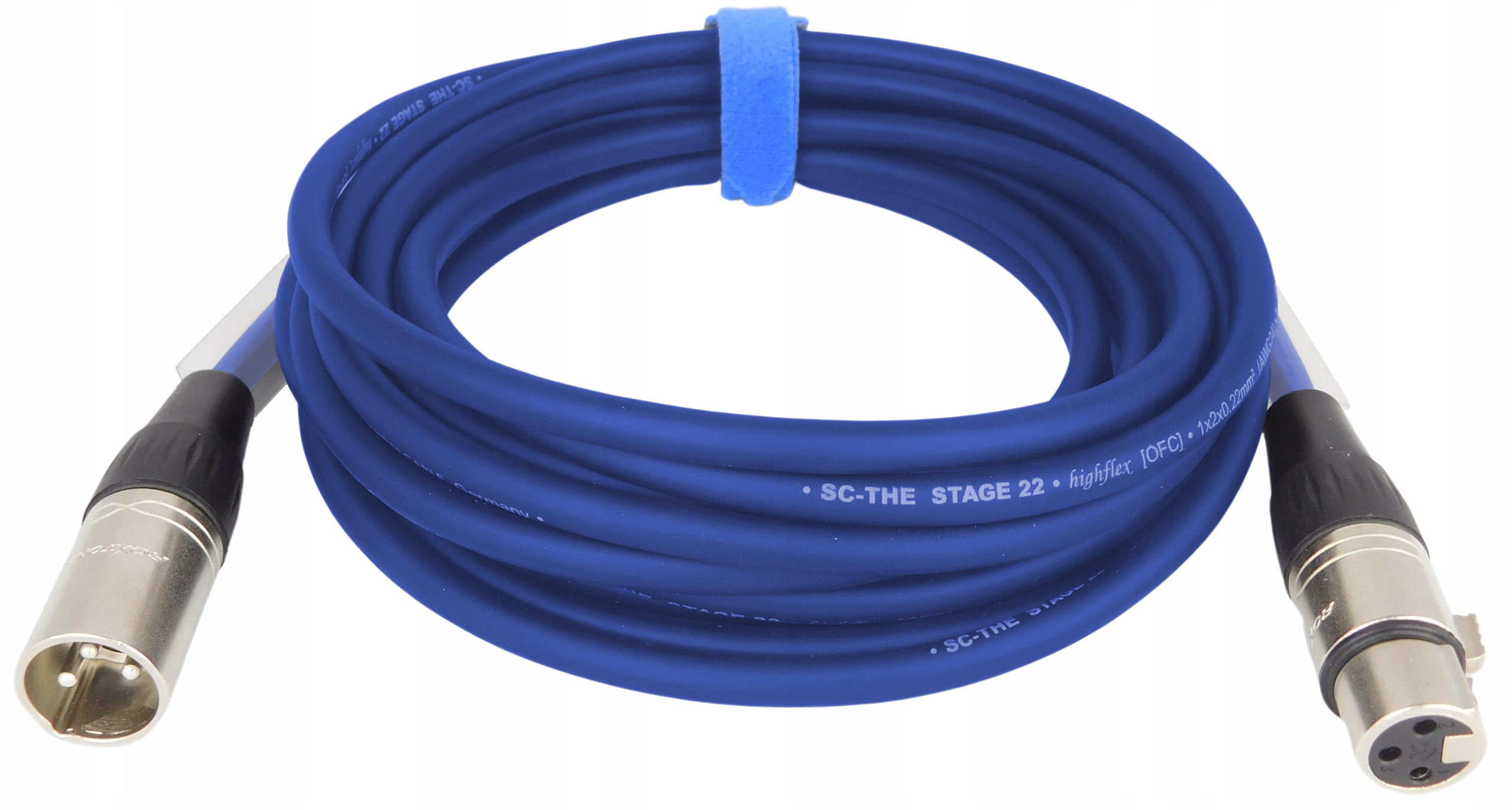 Kabel Sommer Stage Modrý Mikrofonový Kabel Xlr 15 m