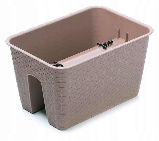

Doniczka Ratolla Railing Sq DRLB400 mocca