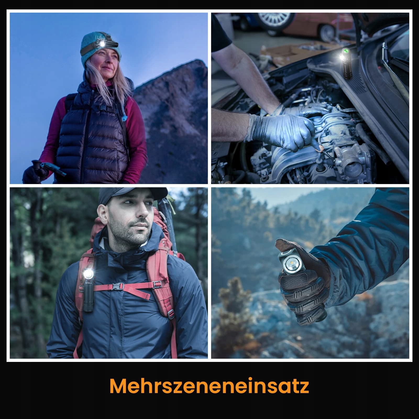 SOFIRN HS40 Latarka Czołowa 2000 Lumenów IPX8 Wodoodporna — miniatura 8