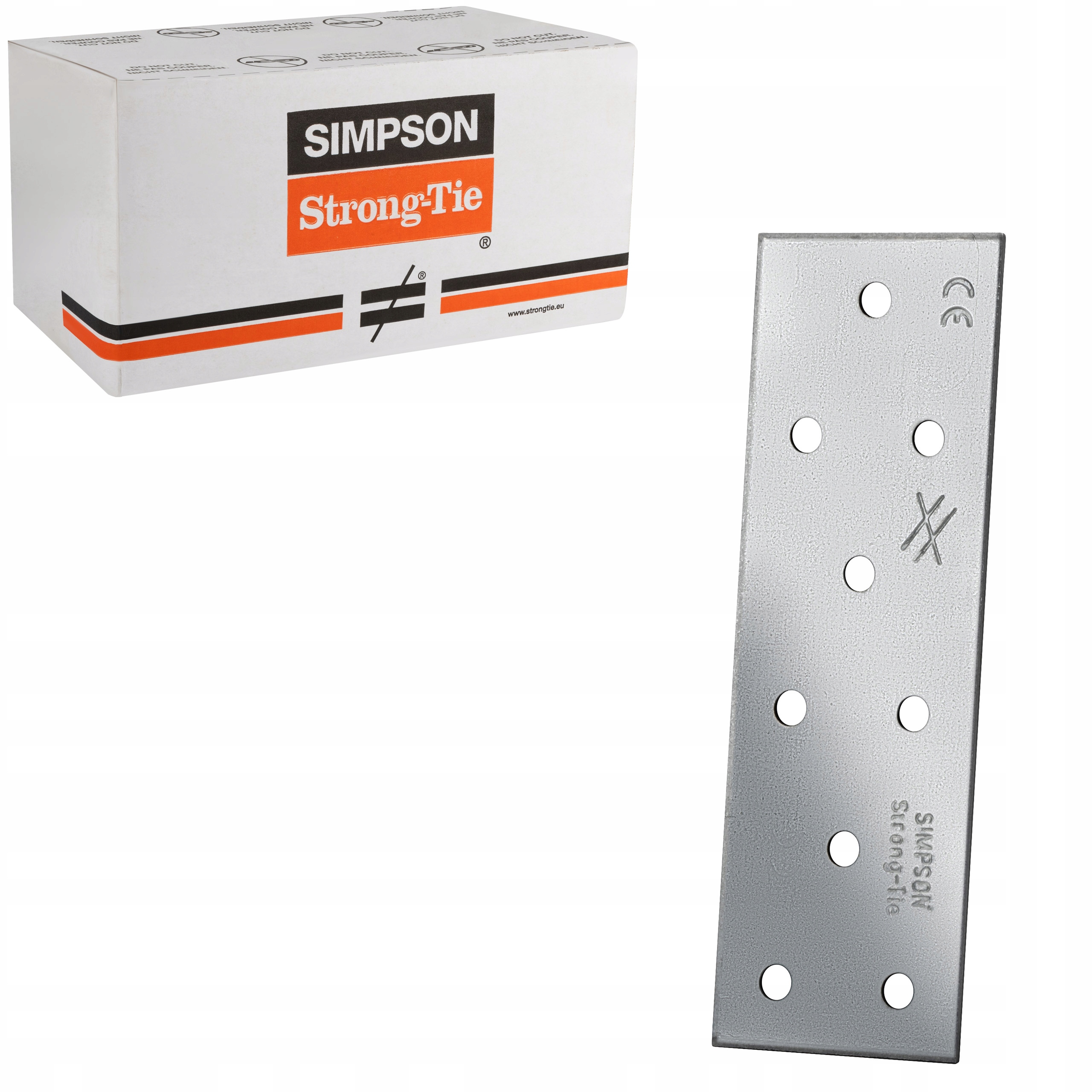 Tesařské spojky ploché 40x120mm 100st Děrované dlaždice Simpson NP20
