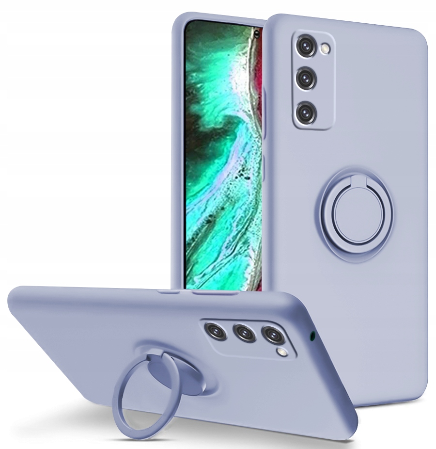 

Etui Silicone Ring +Szkło do Samsung Galaxy S20 Fe