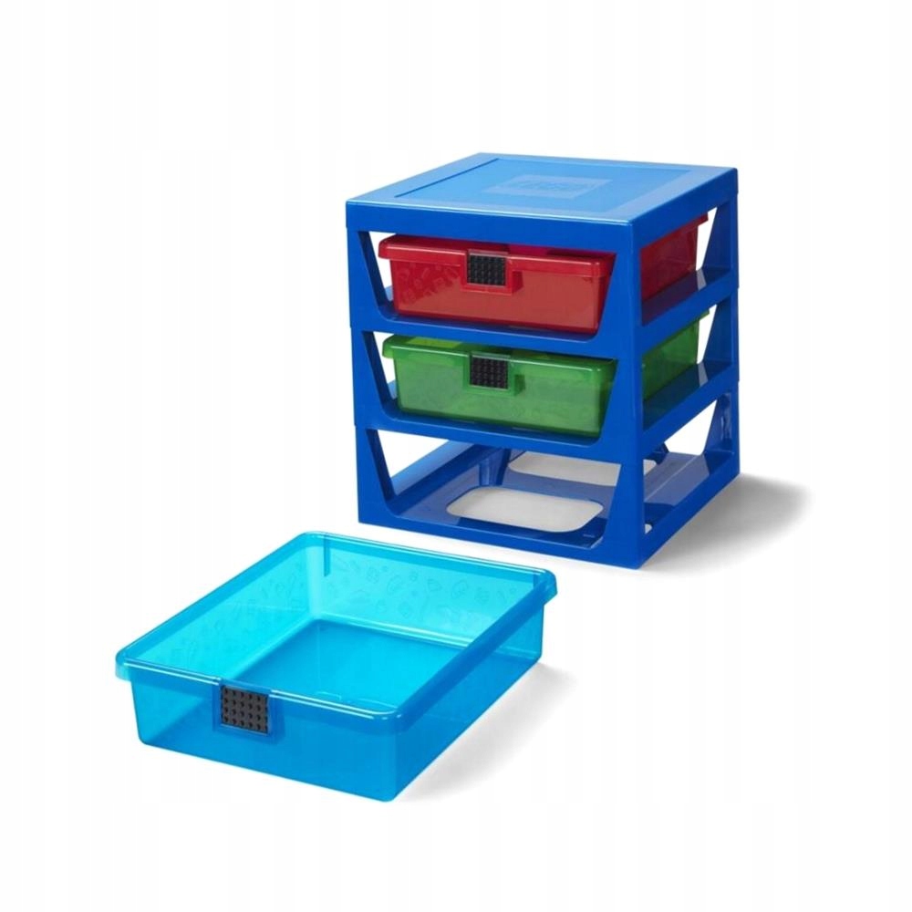 Lego Skříňka Se Zásuvkami, Modrá