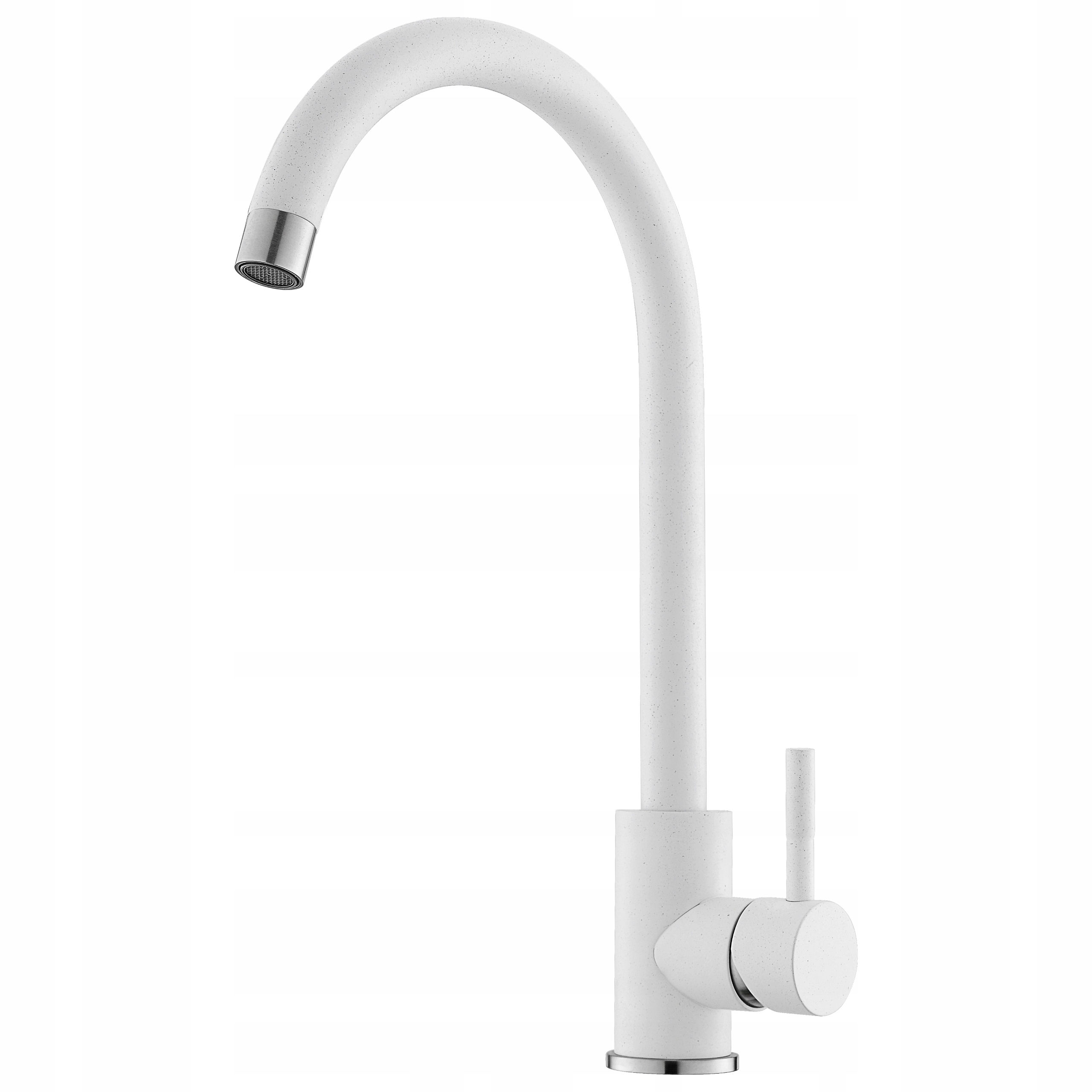 Kuchyňská Baterie Otočná Bílá Granit Dorotea Kohoutek do dřezu