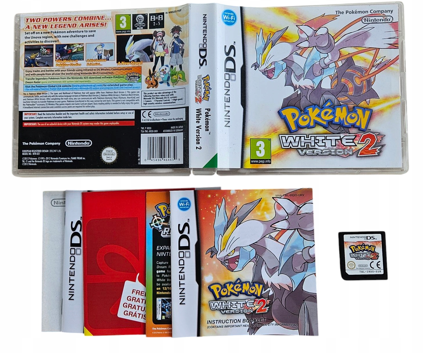 POKEMON WHITE 2 VERSION DS POKEMON NINTENDO