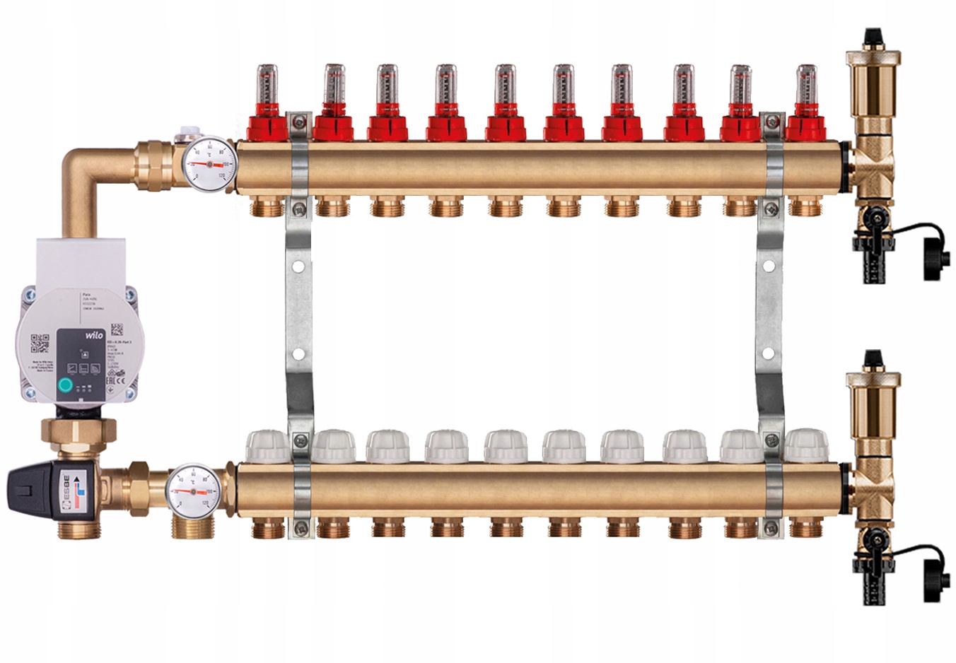 Rozdělovač 10 S Čerpací Skupinou Wilo Pro Podlahovku