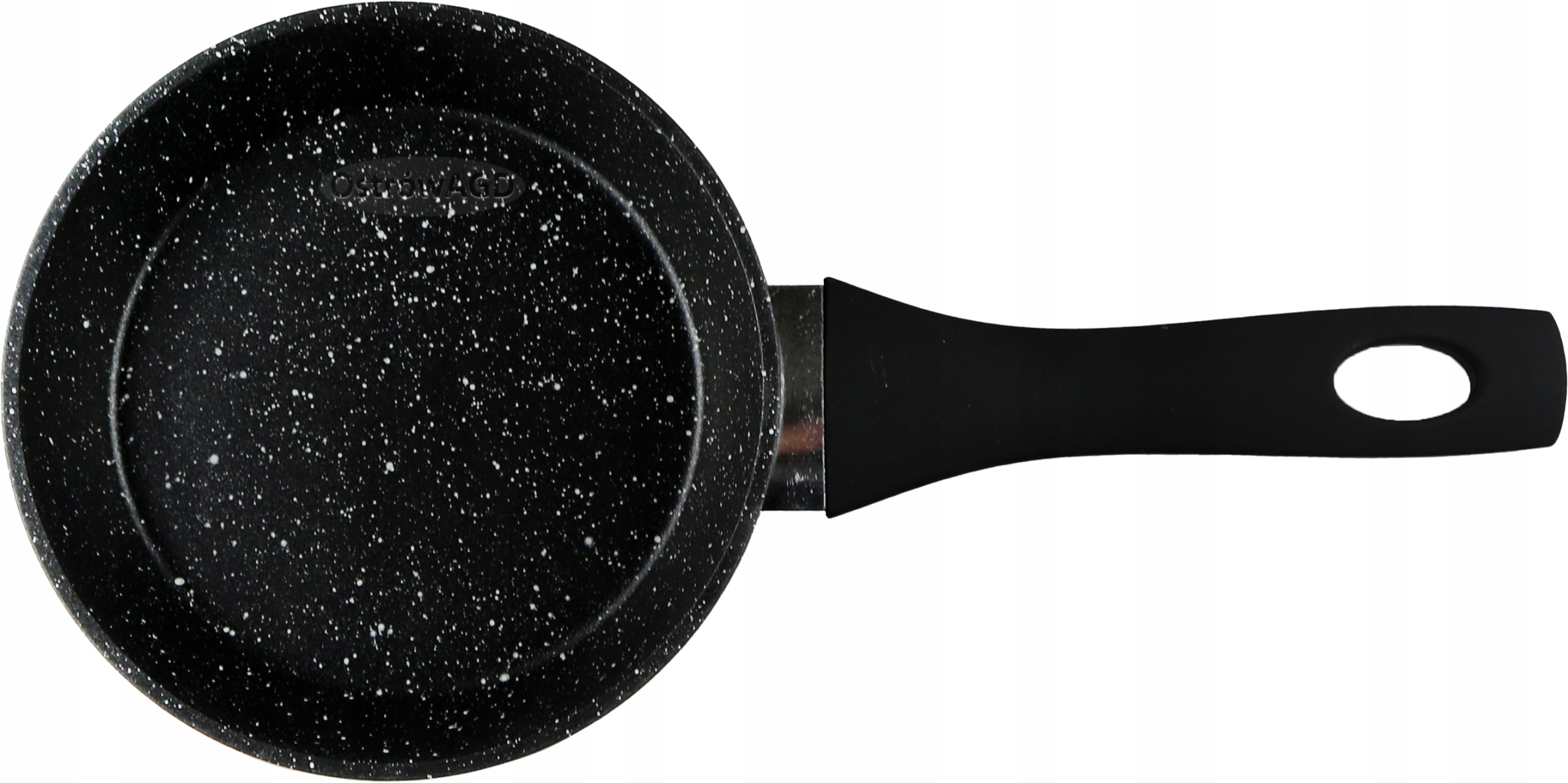 

Czarna Patelnia Marmurowa Non-stick 16cm Zilner